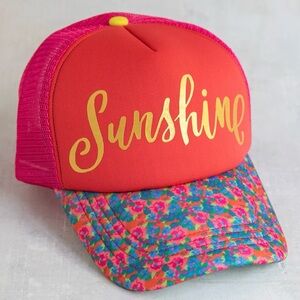 NATURAL LIFE Sunshine Hat - Red, Pink, Gold